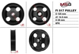 Шкив насоса ГУР MSG FI017PUL
