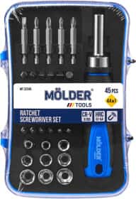 Набор бит и торцевых головок с держателем Molder MT32345 35 шт.