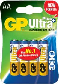 Батарейка GP Ultra Plus Alkaline 24AUPHM-2UE4 AAA (мізинчикова) 1,5 V 4 шт