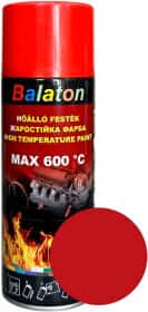 Аерозольна фарба Balaton MAX 600°C червона глянсова термостійка 400 мл