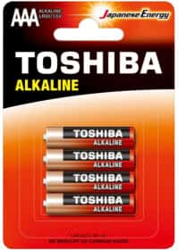 Батарейка TOSHIBA 4904530594922 AAA (мізинчикова) 1,5 V 4 шт