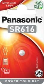 Батарейка Panasonic SR-616EL/1B LR65 1,55 V 1 шт Батарейка Panasonic SR-616EL/1B LR65 1,55 V 1 шт