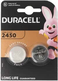 Батарейка Duracell CR2450 CR2450 3 V 2 шт