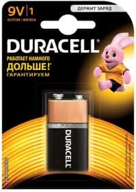 Батарейка Duracell MN1604 PP3 (Krona) 9 V 1 шт Батарейка Duracell MN1604 PP3 (Krona) 9 V 1 шт