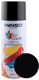 Аэрозольная краска Winso Fly Color черная RAL 9005 450 мл