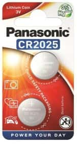 Батарейка Panasonic CR-2025EL/2B CR2025 3 V 2 шт
