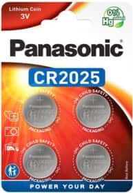 Батарейка Panasonic CR-2025EL/4B CR2025 3 V 4 шт