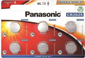 Батарейка Panasonic CR-2025EL/6B CR2025 3 V 6 шт