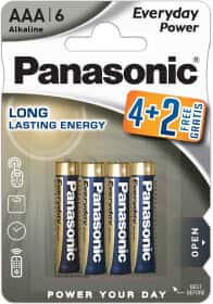 Батарейка Panasonic Everyday Power LR03REE/6B2F AAA (мизинчиковая) 1,5 V 6 шт