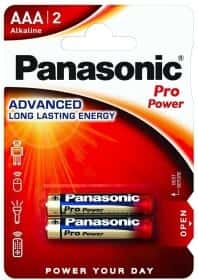 Батарейка Panasonic Pro Power LR03XEG/2BP AAA (мізинчикова) 1,5 V 2 шт