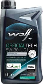 Моторное масло Wolf Officialtech IL D1 5W-30 синтетическое
