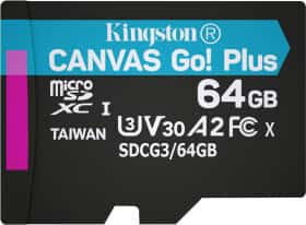 Карта памяти Kingston Canvas Go! Plus microSDXC 64 ГБ