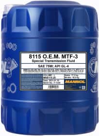 Трансмиссионное масло Mannol O.E.M. MTF-3 GL-4 75W синтетическое Трансмиссионное масло Mannol O.E.M. MTF-3 GL-4 75W синтетическое