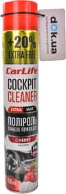 Полироль для салона Carlife Cockpit Cleaner Extra Mat вишня 750 мл