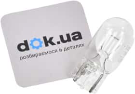 Автолампа Bosch W21W W3x16d 21 W прозрачная 1987302822