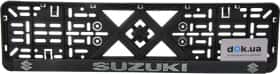 Рамка номерного знака Vitol 50283 колір чорний на Suzuki