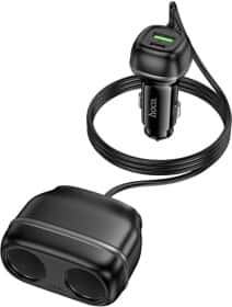 Розгалужувач прикурювача з USB Hoco Z59 Rank 6942007641500