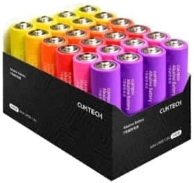 Батарейка Xiaomi Cuktech Rainbow CUKAAB09CNCM AAA (мизинчиковая) 1,5 V 24 шт