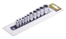 Набор торцевых головок Alloid НГЕ-418Б 1/4", 3/8" (10 пр.)