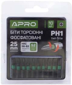 Набір бит Apro 309001 10 шт.