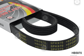 Поліклиновий ремінь Hort hb5970