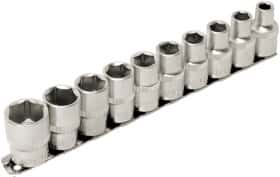Набор торцевых головок MasterTool 78-1211 1/2" (10 пр.)