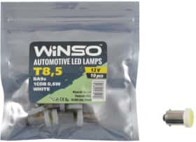Автолампа Winso T8,5 BA9s 0,6 W 127140 Автолампа Winso T8,5 BA9s 0,6 W 127140