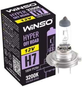 Автолампа Winso Hyper Off Road H7 PX26d 100 W прозрачная 712710