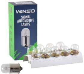 Автолампа Winso R10W BA15s 10 W прозора 713160