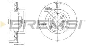 Тормозной диск Bremsi cd7140v