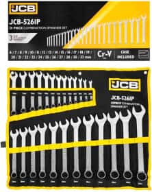 Набор ключей рожково-накидных JCB JCB-5261P 6-32 мм 25 шт