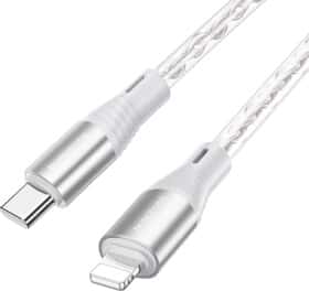 Кабель Borofone BX96 Crystal Silicone BX96CLG Apple Lightning - type-C 1 м