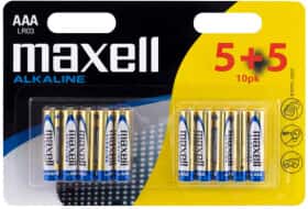 Батарейка Maxell 4902580724924 AAA (мизинчиковая) 1,5 V 10 шт