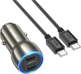 USB зарядка в авто Hoco Z48 Tough 6931474795038