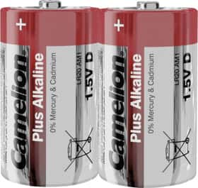 Батарейка Camelion Plus ALKALINE 11100220 D 1,5 V 2 шт