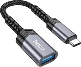 Переходник Hoco UA24 6942007608848 USB - type-C Переходник Hoco UA24 6942007608848 USB - type-C