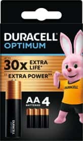 Батарейка Duracell Optimum 6835424 AA (пальчикова) 1,5 V 4 шт
