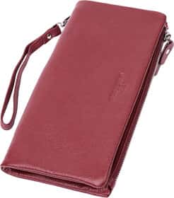 Клатч ST Leather 22528 без логотипа авто бордовый