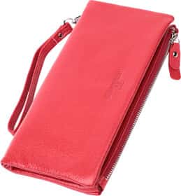 Клатч ST Leather 22526 без логотипа авто колір червоний