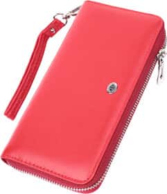 Клатч ST Leather 22561 без логотипа авто красный