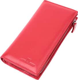 Клатч ST Leather 22533 без логотипа авто колір червоний