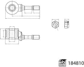 Стійка стабілізатора Febi 184810