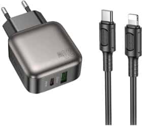 Сетевое зарядное устройство Borofone BAS54A Absolute 6941991116216 20 Вт Сетевое зарядное устройство Borofone BAS54A Absolute 6941991116216 20 Вт