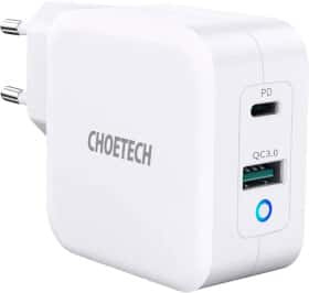 Мережевий зарядний пристрій Choetech GaN PD8002 65 Вт