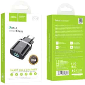 Сетевое зарядное устройство Hoco C12Q Smart 6931474716255 18 Вт Сетевое зарядное устройство Hoco C12Q Smart 6931474716255 18 Вт
