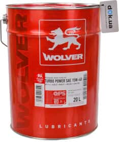 Моторное масло Wolver Turbo Power 15W-40 минеральное Моторное масло Wolver Turbo Power 15W-40 минеральное