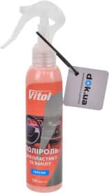 Полироль для салона Vitol Глянцевая персик 150 мл