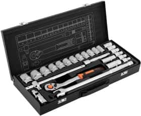 Набор торцевых головок и комплектующих Neo Tools 10-036 1/2" (25 пр.)