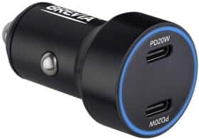 USB зарядка в авто Brevia ePower DualCharge Display 46040DCLB
