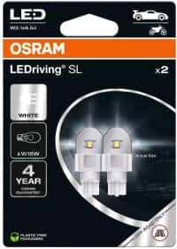 Автолампа Osram LEDriving SL W16W W2,1x9,5d 3 W біла 921DWP-2BL